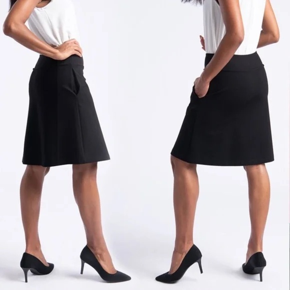 Betabrand Black Skort